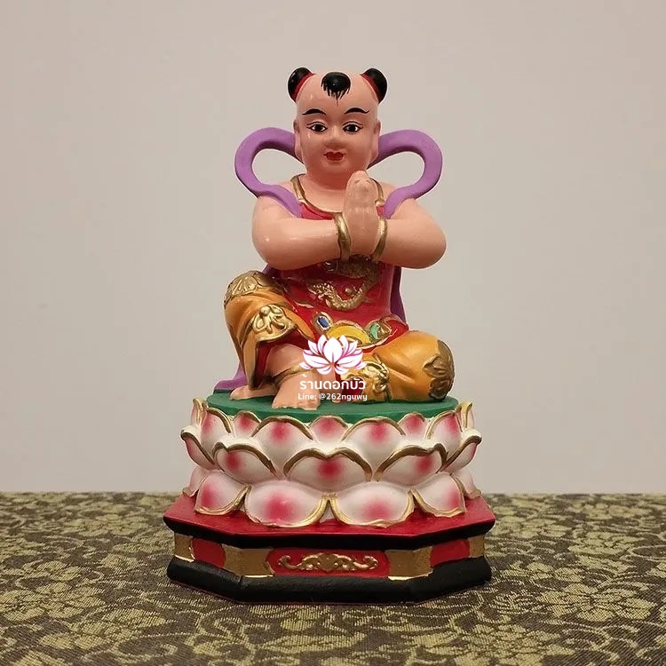 องค์พระขนาดเล็ก สำหรับบูชาหรือวางหน้ารถ งานเรซิ่น ขนาด 4 นิ้ว เช่าบูชา Line: @262nguwy