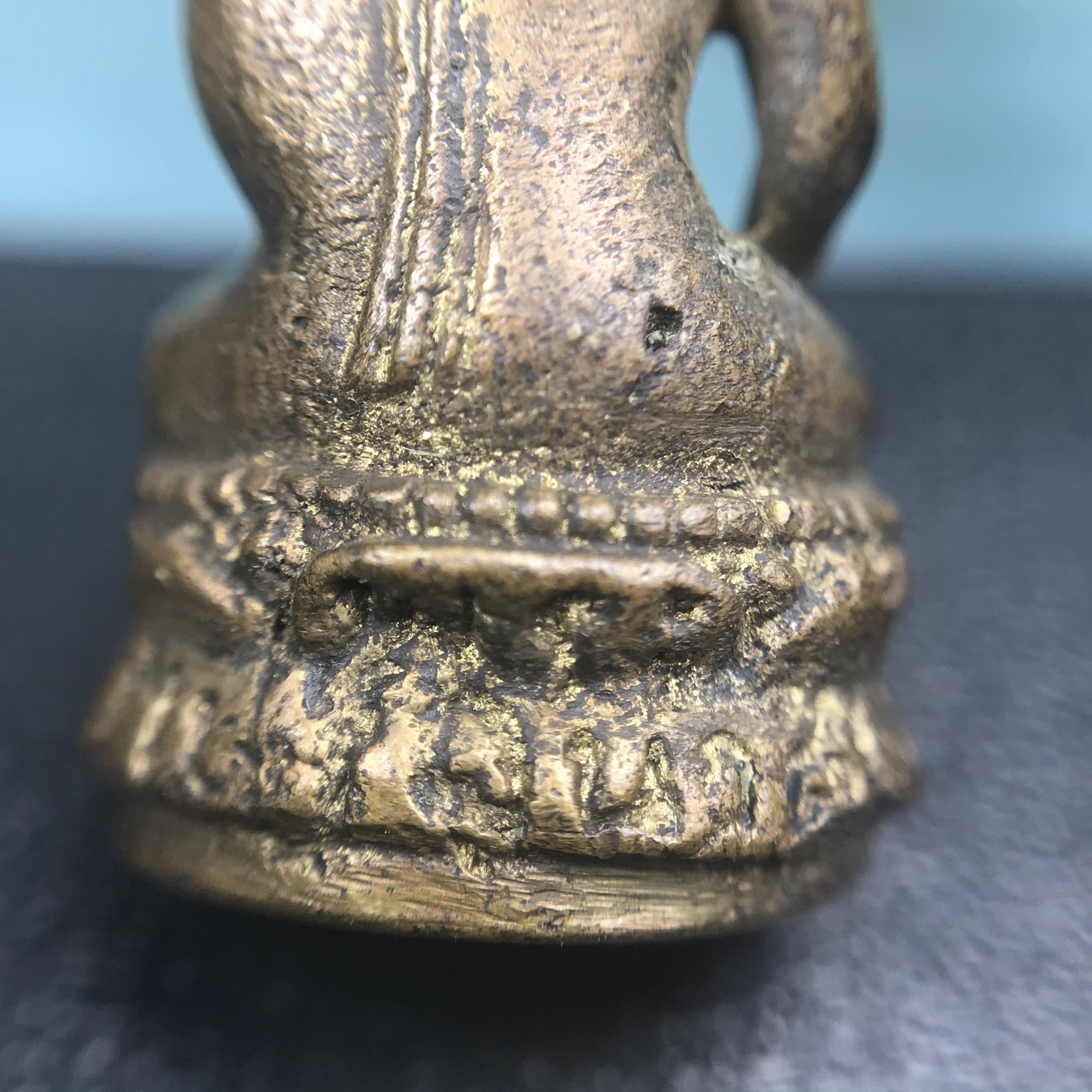 พระกริ่งไพรีพินาศ วัดบวรนิเวศ ปี2530 เนื้อทองผสม ที่ระลึกครบรอบ30ปี ธนาคารทหารไทย (มีส่วนผสมของชนวนเก่าของไพรีพินาศรุ่นแรก)อานุภาพยิ่งใหญ่ กำราบศัตรูพ่ายสิ้น พระไพรีพินาศ