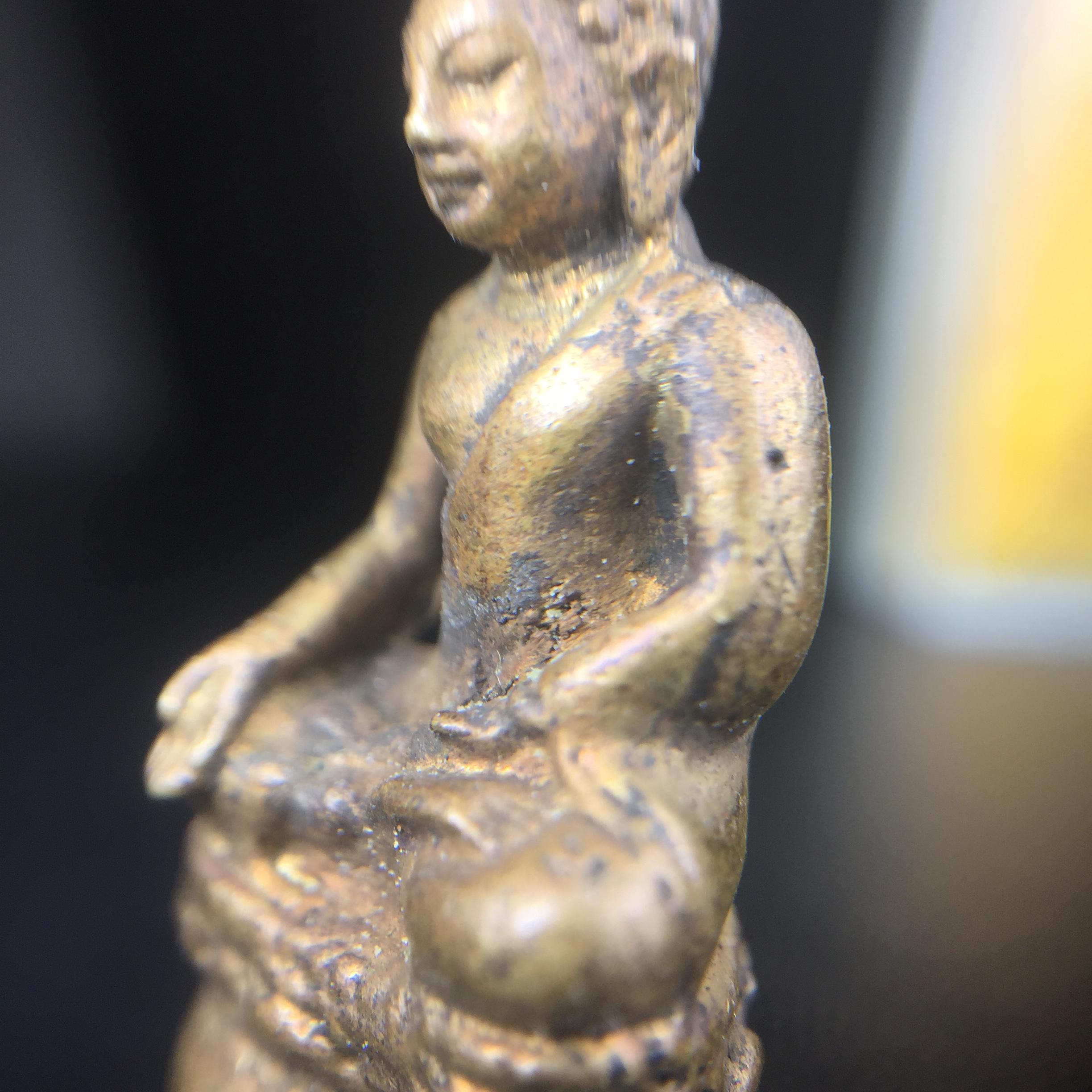 พระกริ่งไพรีพินาศ วัดบวรนิเวศ ปี2530 เนื้อทองผสม ที่ระลึกครบรอบ30ปี ธนาคารทหารไทย (มีส่วนผสมของชนวนเก่าของไพรีพินาศรุ่นแรก)อานุภาพยิ่งใหญ่ กำราบศัตรูพ่ายสิ้น พระไพรีพินาศ