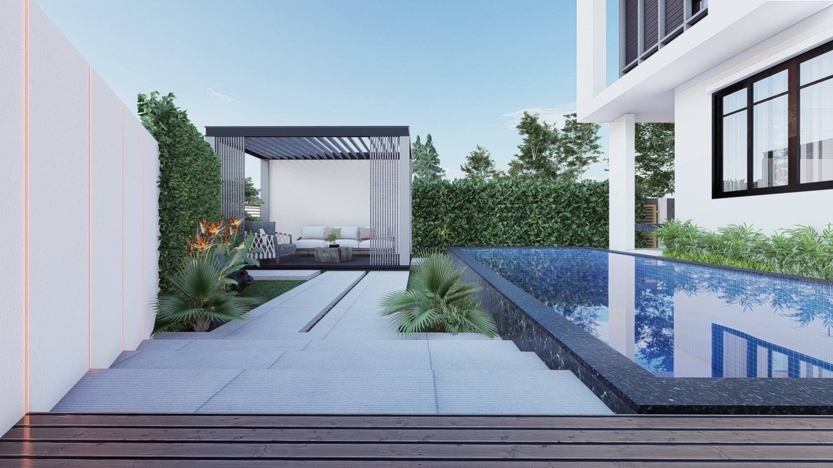 For Sales : Kohkaew, Pool Villa near BIS School, 3 bedrooms 3 bathrooms