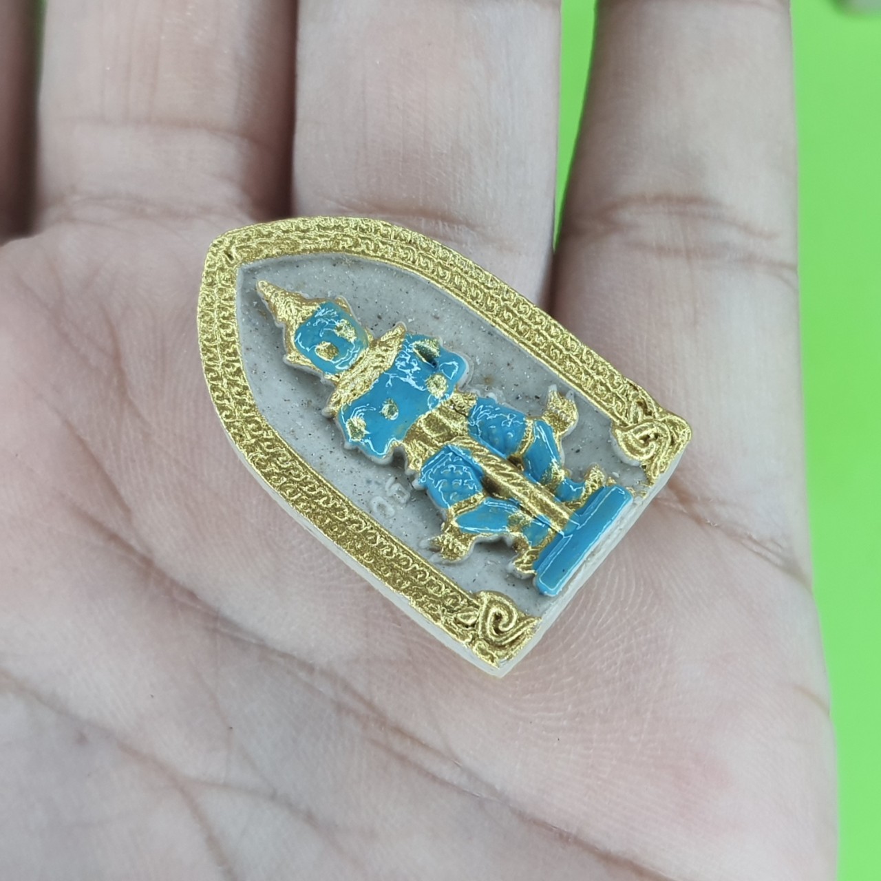 พระเครื่อง ท้าวเวสสุวรรณ สีขาว แต่ง สีฟ้า รุ่น แก้ปีชง รวยไม่จบ จนไม่เป็น ภัยไม่มี ท้าวเวสสุวรรณ พระแท้ ท้าวเวสสุวัณ