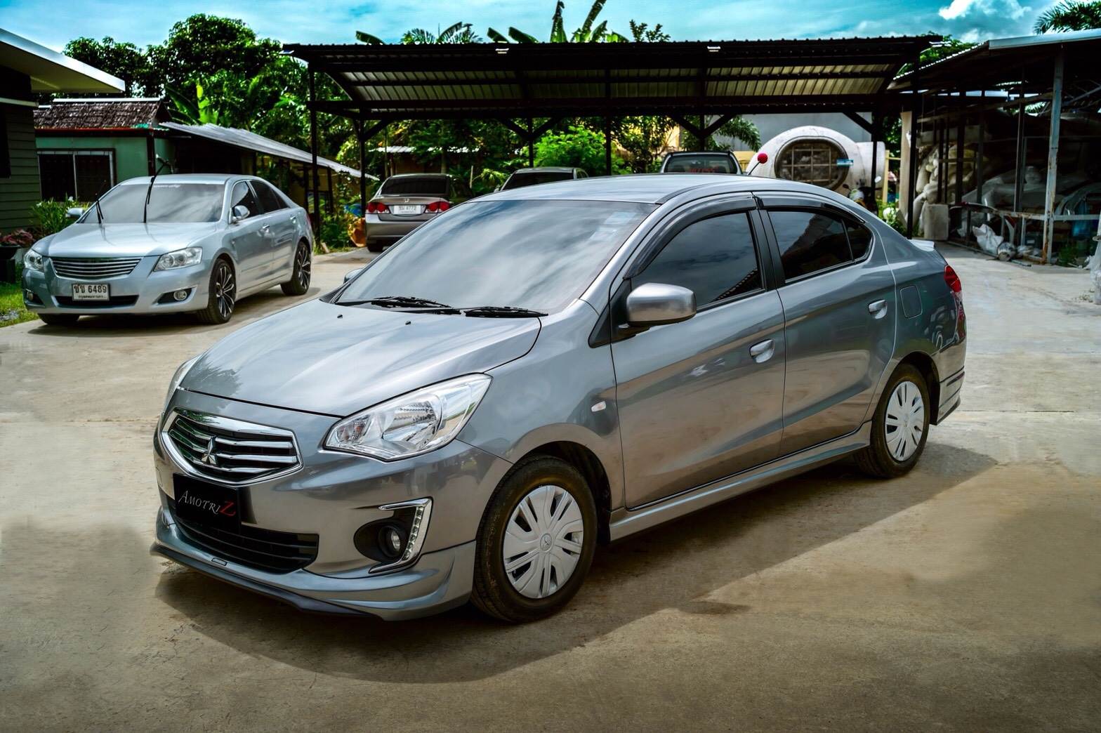 Mitsubishi Attrage 2013 bodykits by Amotriz