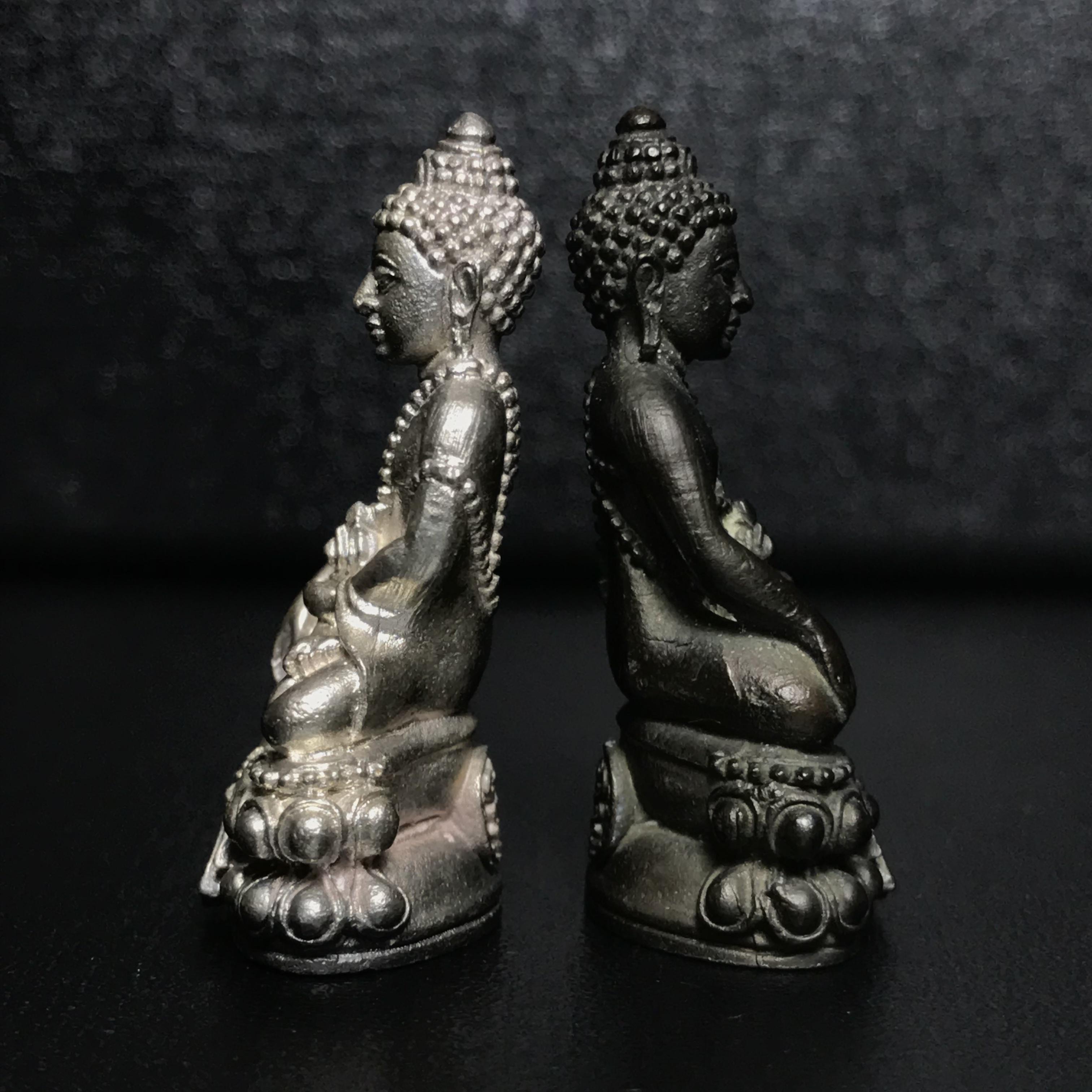 พระกริ่งศิรากาศ(คุ้มเกล้าฯ) ภปร. รพ.ภูมิพล ปี2522 เนื้อเงิน+เนื้อนวโลหะ (ในหลวงรัชกาลที่9เสด็จเททอง)