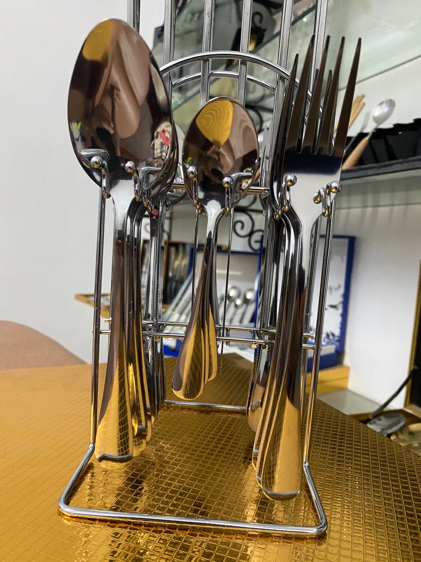 set ช้อนส้อมมีดสแตนเลส