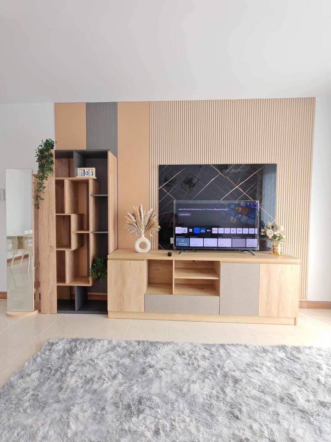 For Rent : Talad Yai, Supalai Vista, 2 Bedroom 1 Bathroom, 5th flr.