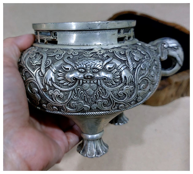 หน้ากาล- เตากำยาน โถกำยาน กระถางกำยาน ของสะสม ของตกแต่งบ้าน