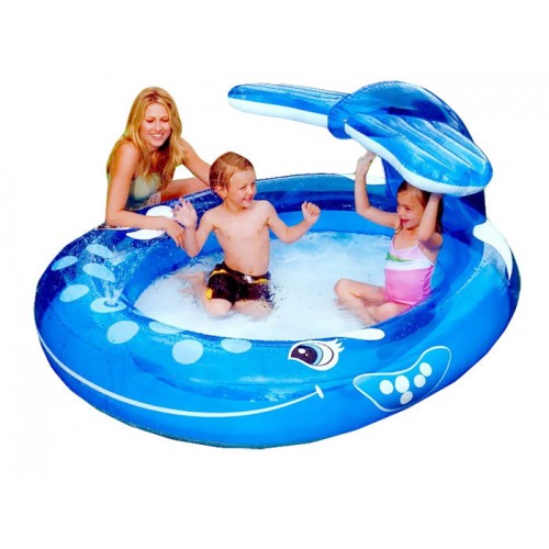 Intex สระว่าย เป่าลมโลมามีน้ำพุ น้ำสำหรับเด็ก