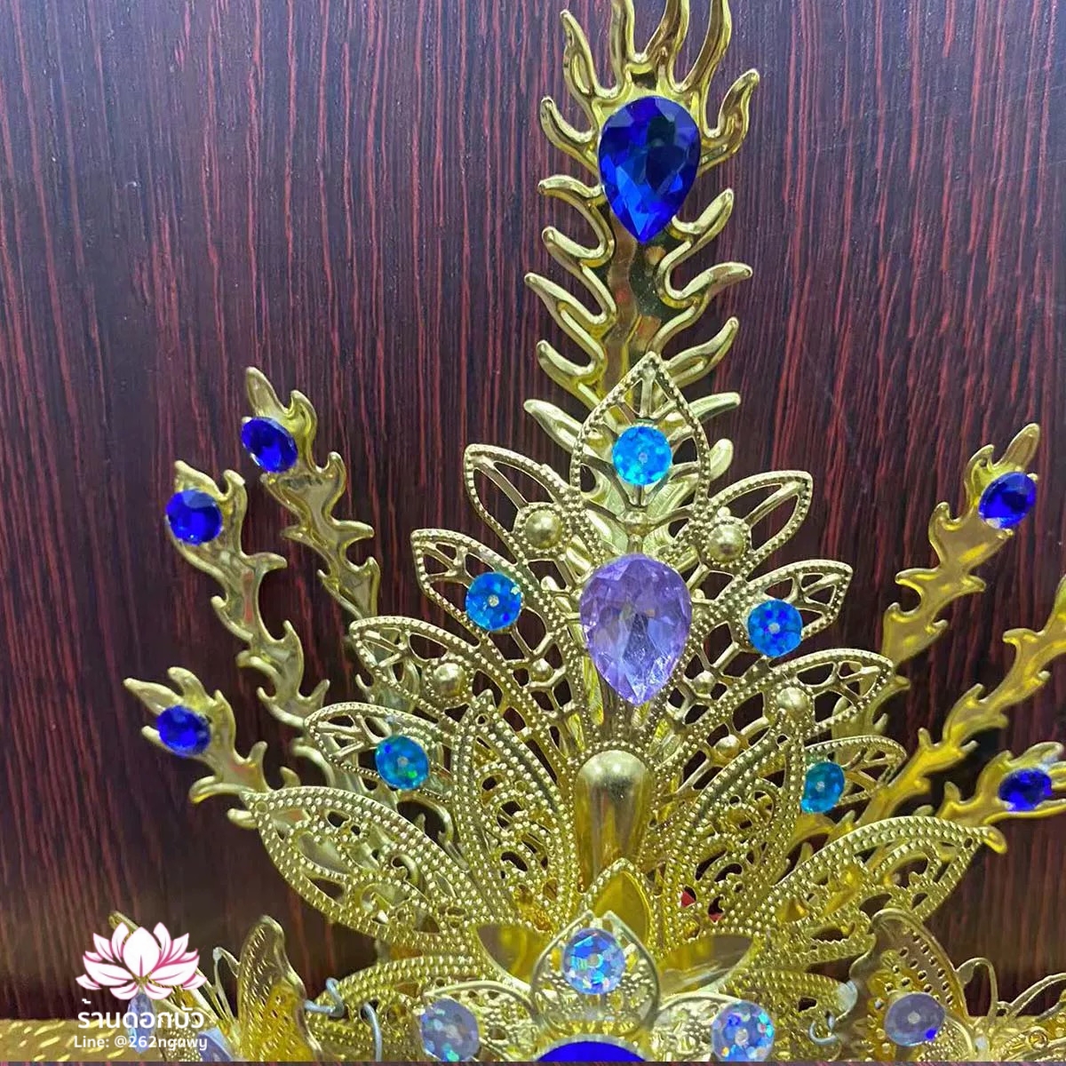 หมวกเทพเจ้าฝ่ายหญิง หมวกเทพนารี หมวกเทวนารี หมวกพระจีน หมวกกิมซิ้น หมวกเทพเจ้าจีน