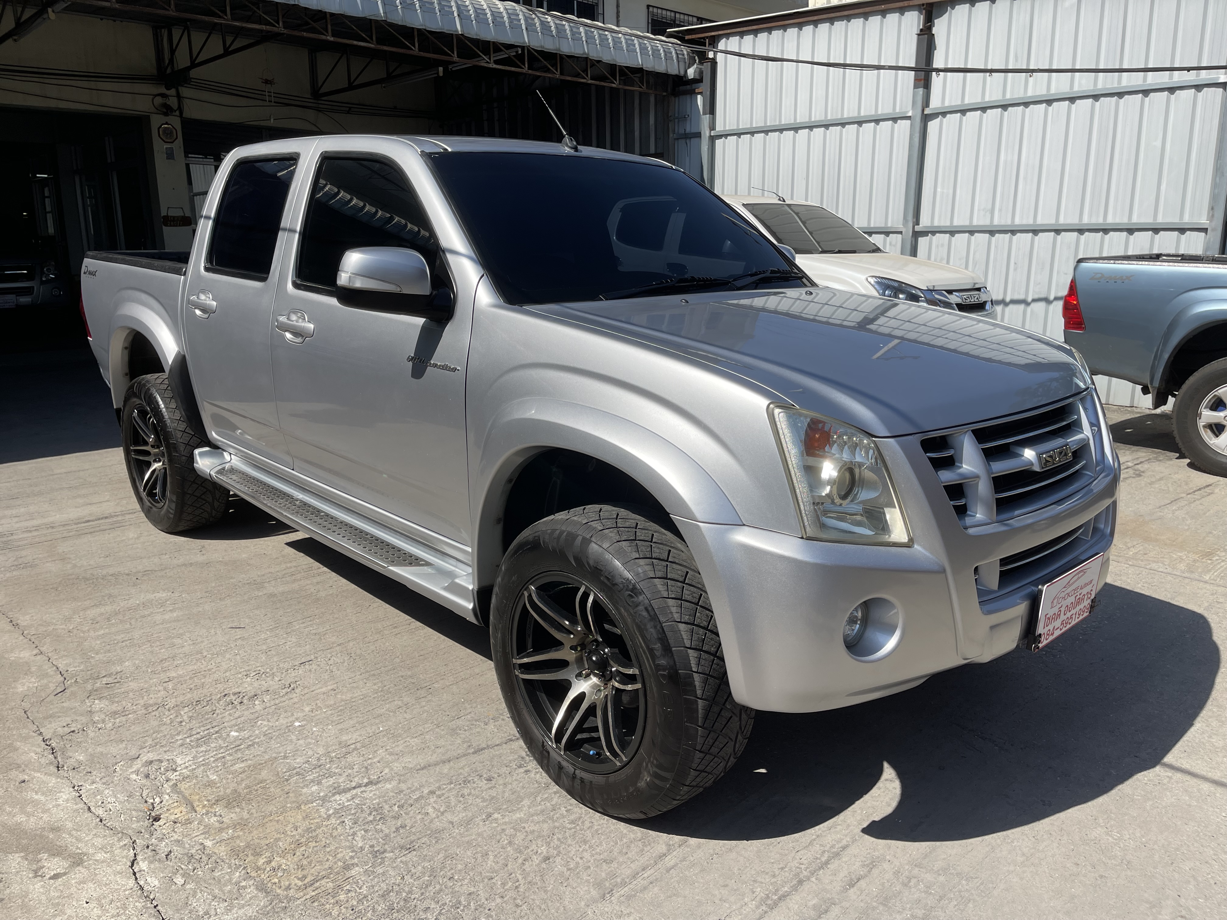 Isuzu Dmax 4ประตู Hilander 2.5 Abs 2008 เงิน