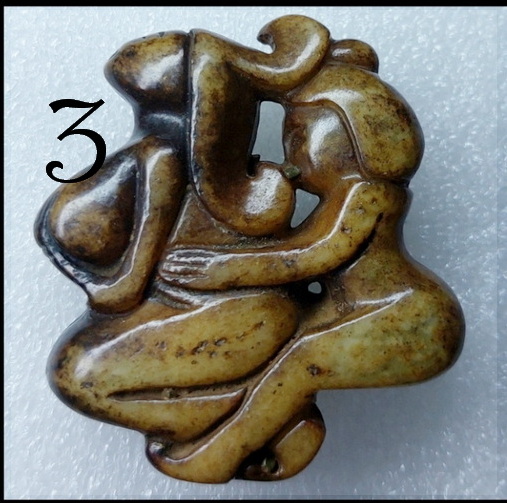 จี้หินสะสมสไตล์จีน(ลายกามสูตร)-BPT034-