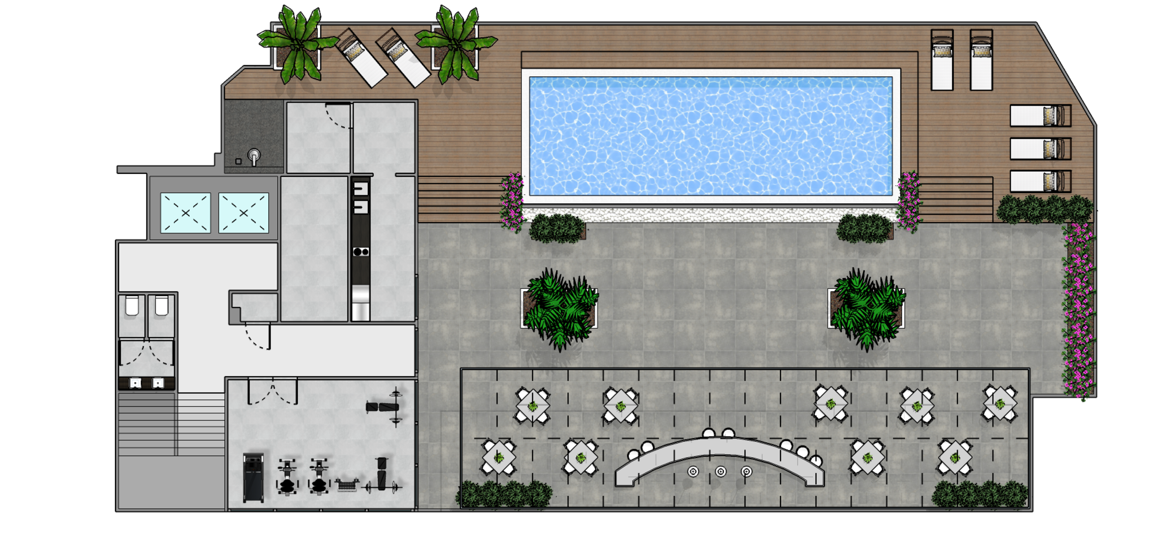 For Rent : Condo in Chalong area Tower I, 1 Bedroom 1 Bathroom, 2nd flr.