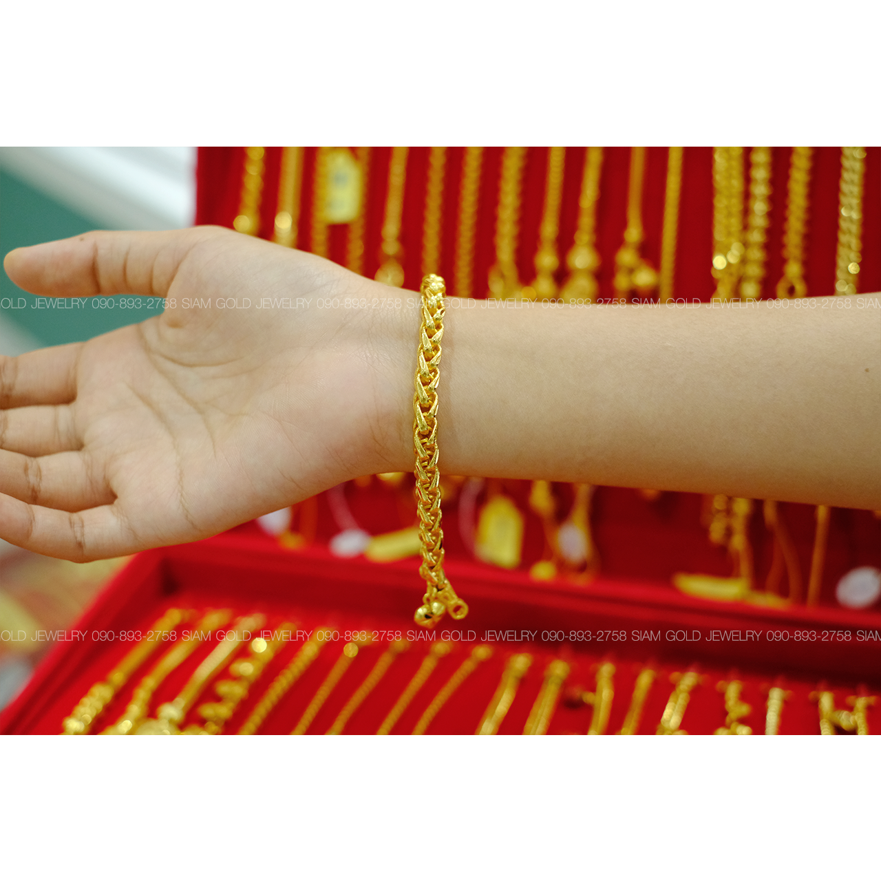สร้อยข้อมือ เปีย 2 บาท รหัส 116