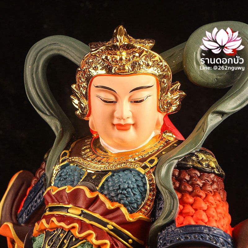 เทพเจ้ากวนอู และพระเวทโพธิสัตว์ หรืออุ่ยท้อผ่อสัก เทพบริวาร ขนาด 16/19/26/36 นิ้ว