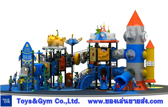 เครื่องเล่นสนามกลางแจ้ง ชุดผจญภัยในยานอวกาศ 2