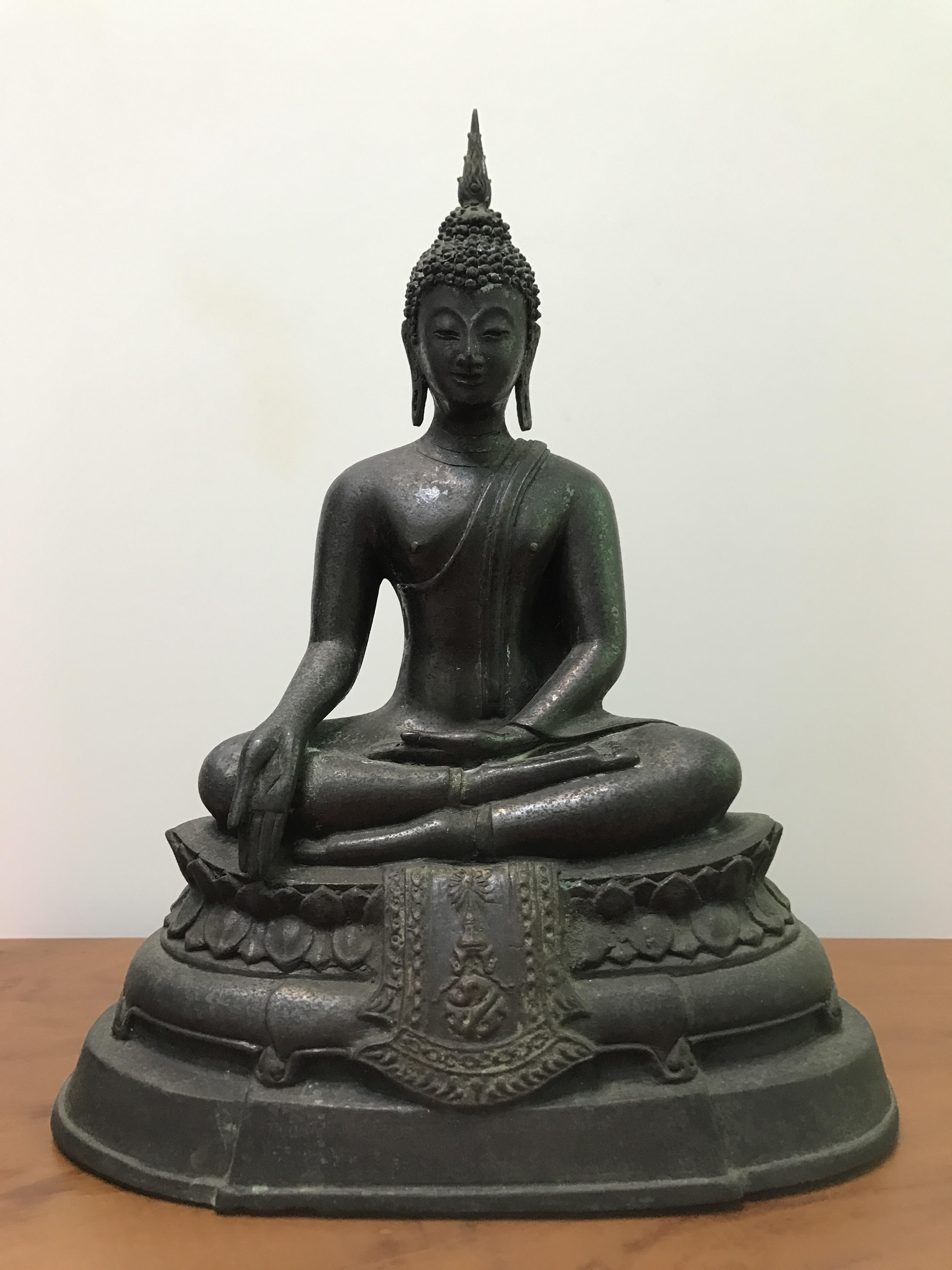 พระพุทธรูปบูชา ภปร วัดบวรนิเวศวิหาร ปี2508 บล็อกสามขา หน้าตัก5นิ้ว(ที่สุดของพระบูชา ภปร วัดบวร)
