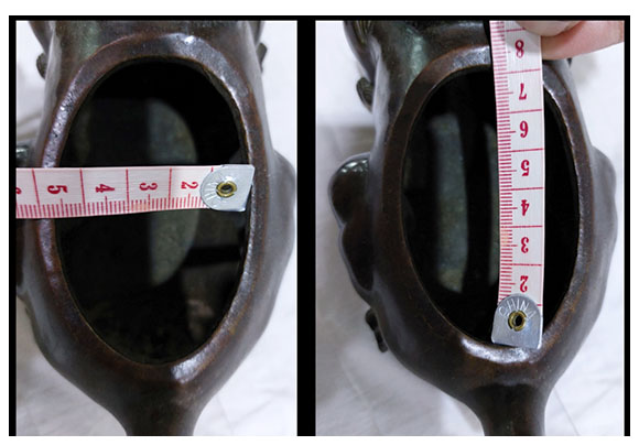 เตากำยาน เตาจุดกำยาน ทองเหลืองสไตล์จีน -มังกร