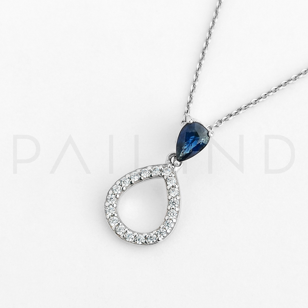 จี้ประดับพลอย Blue Sapphire