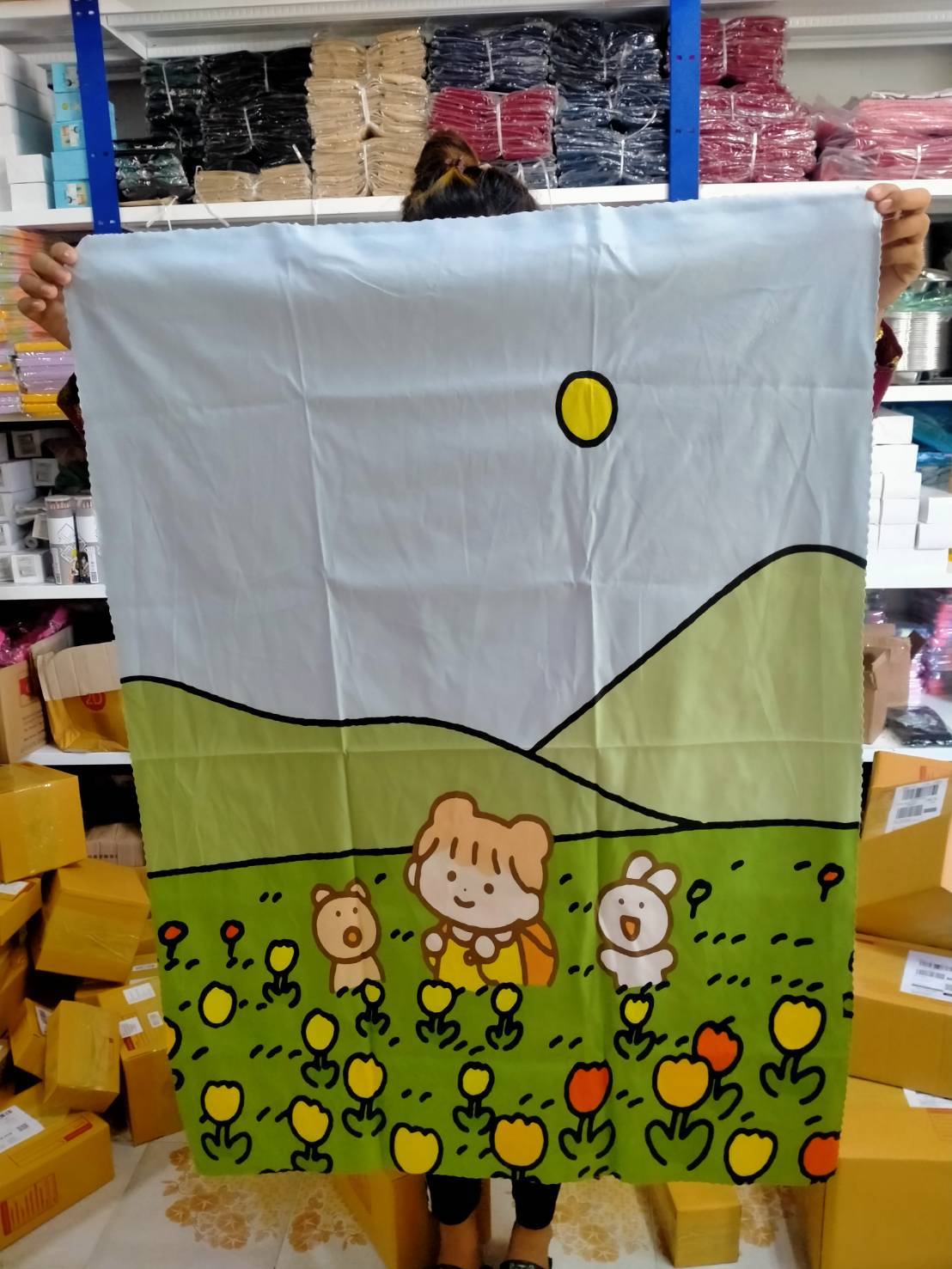 ผ้าม่านลายการ์ตูน