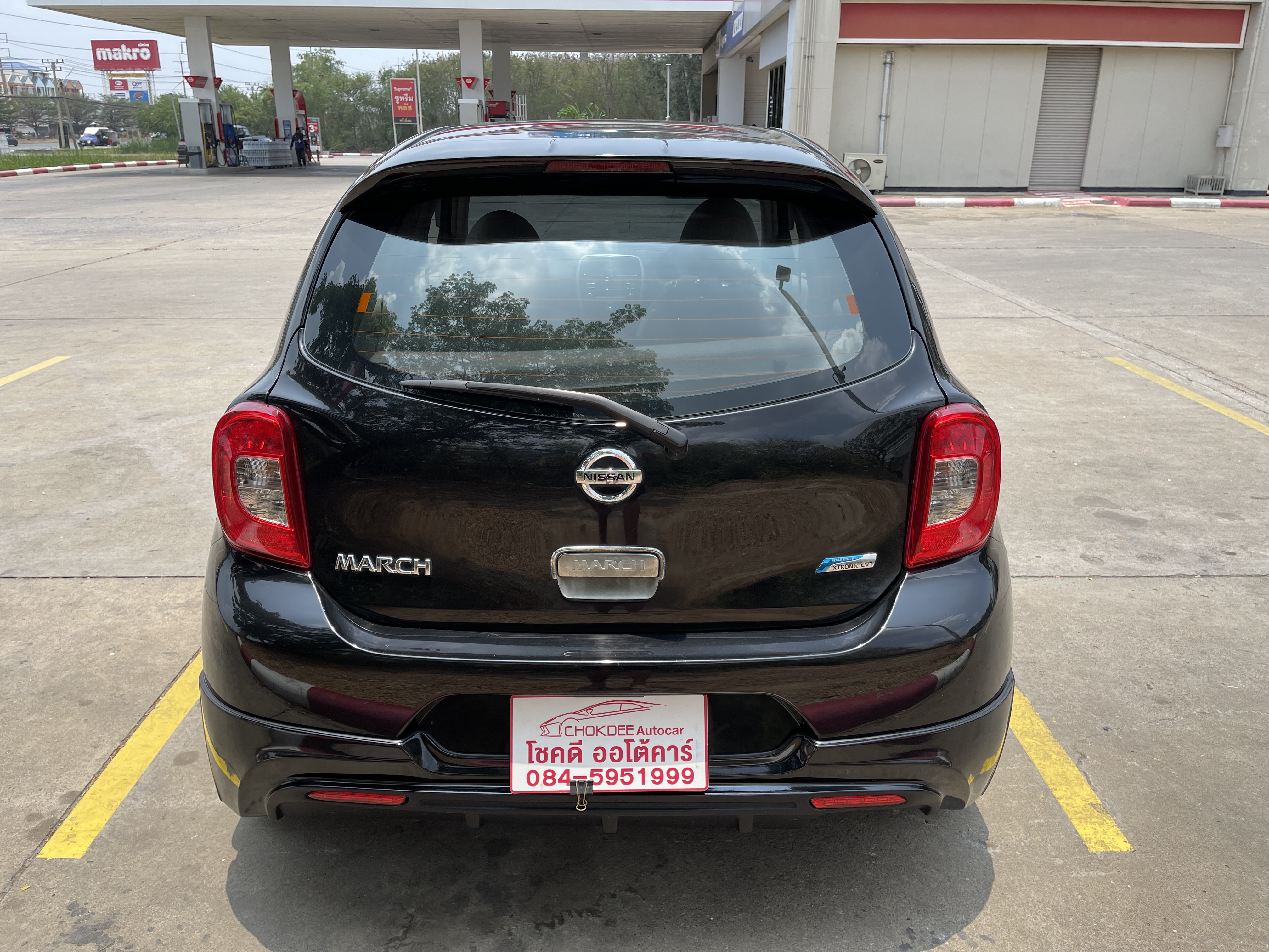 Nissan March 1.2 V At 2013 ดำ