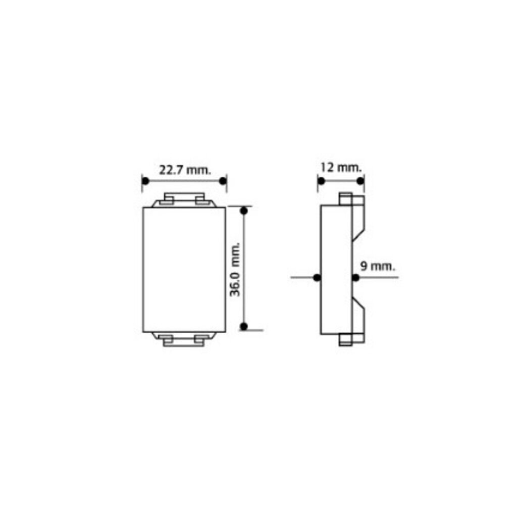 ฝาปิดช่องว่าง สำหรับหน้ากาก NANO Classic series / Panasonic wide series ฝาอุด ฝาปิด