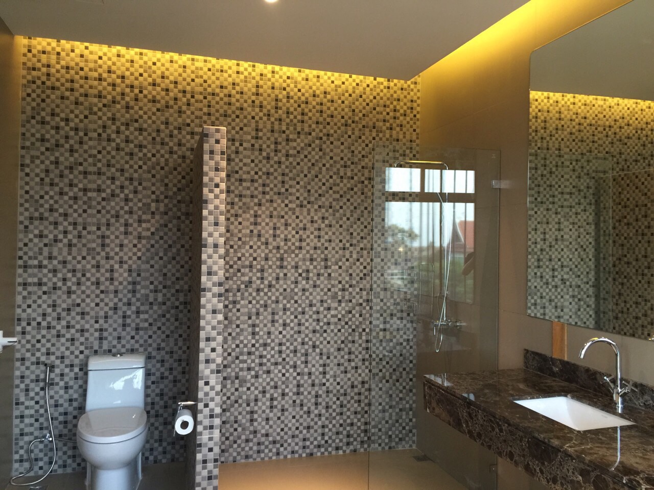 For Rent : Chalong, Private Pool Villa, Modren Style, 4 Bedrooms, Mountain view.