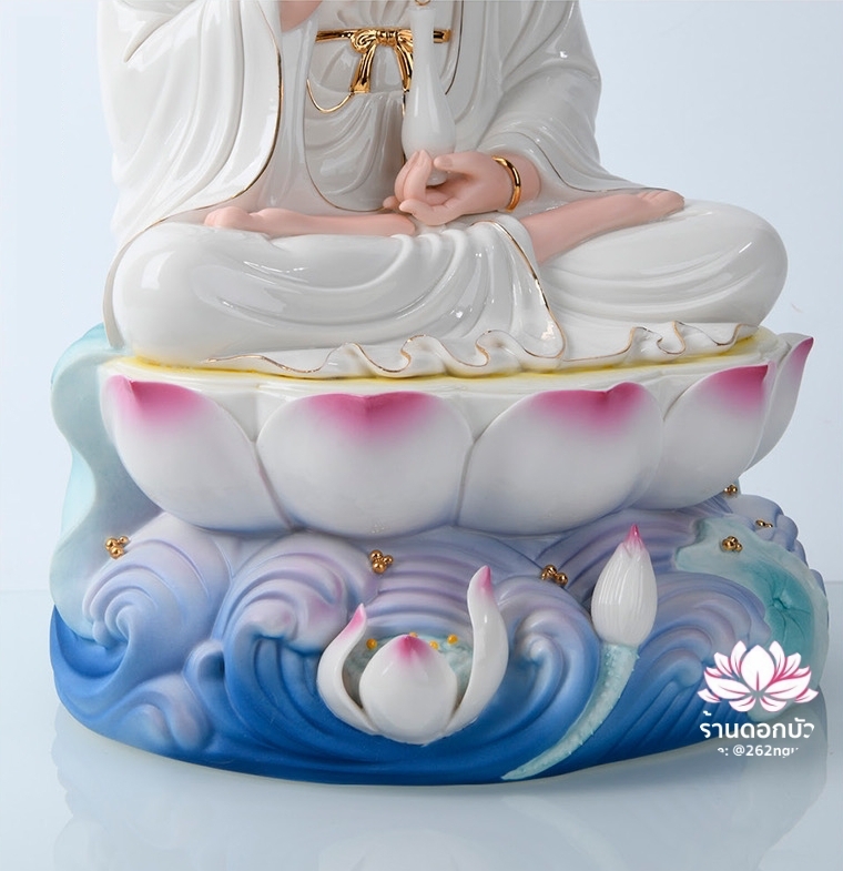 พระพุทธเจ้า (พระยูไล) พระโพธิสัตว์กวนอิม (กวนอิมผ่อสัก) พระกษิติครรภโพธิสัตว์ (ตี่จั่งอ๊วงผ่อสัก) และพระศรีอริยเมตไตรย (หมีเล่อฝอ) ขนาด 12/16/19 นิ้ว