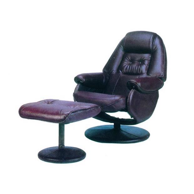 ชุดเก้าอี้นวดเท้า ชุด3ชิ้น เก้าอี้พักผ่อน ฐานกลม รุ่นD1