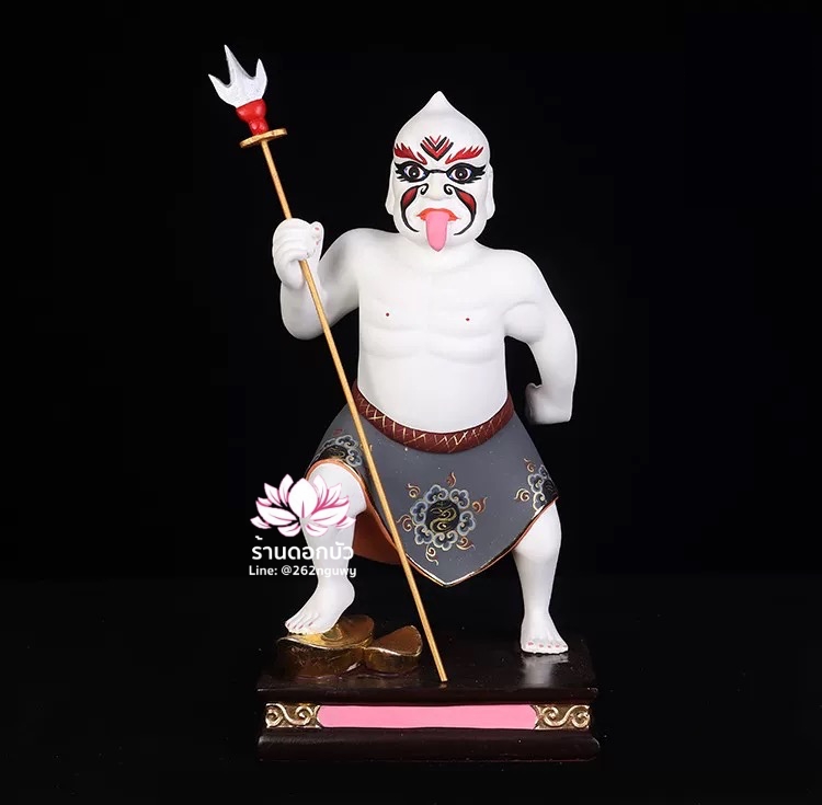 โหงวกุ้ย อู่กุ้ย อู่กุ้ยเจียงจิน หรือ ขุนพลห้าผี เทพบริวารสายนรก ขนาด 12 นิ้ว