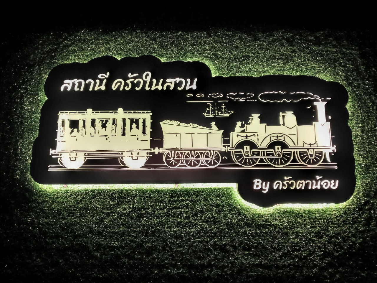 ป้ายไฟออกหลัง