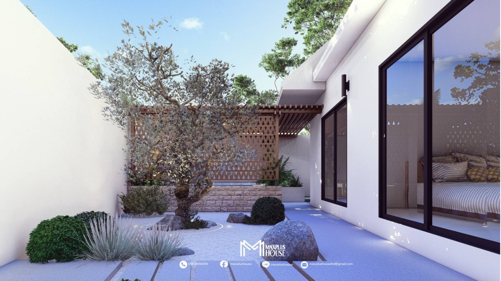 For Rent : Thalang, Private pool villa @ Pakhlok, 4 bedrooms 4 bathrooms