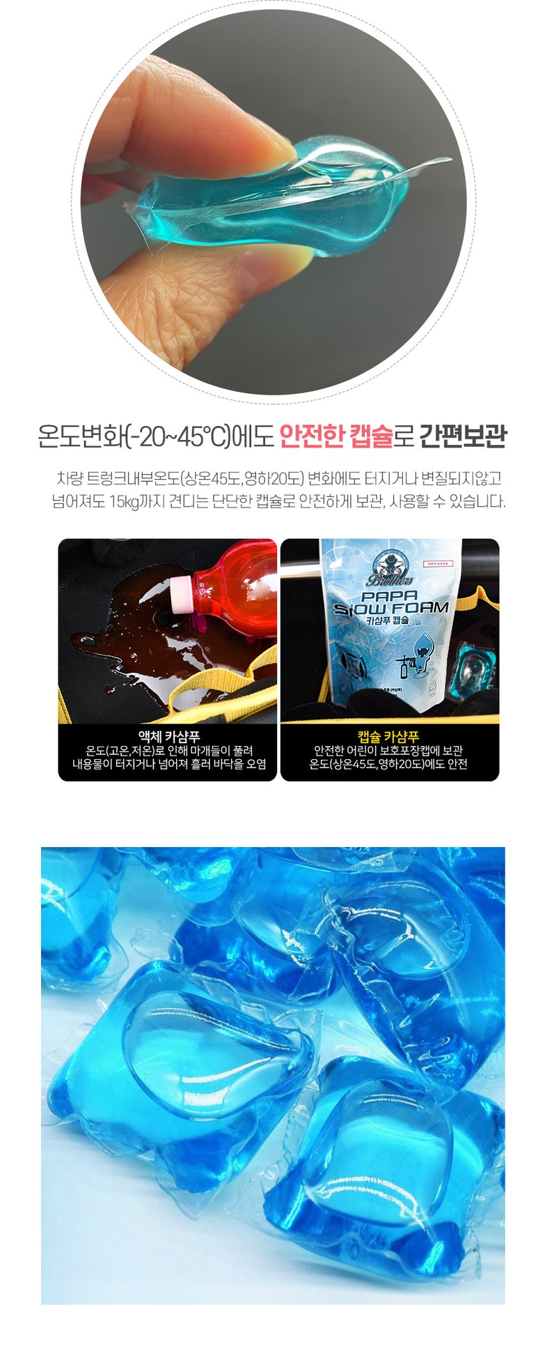 Chemical Brothers Papa's Snow Foam Car Shampoo Capsule (15pc)