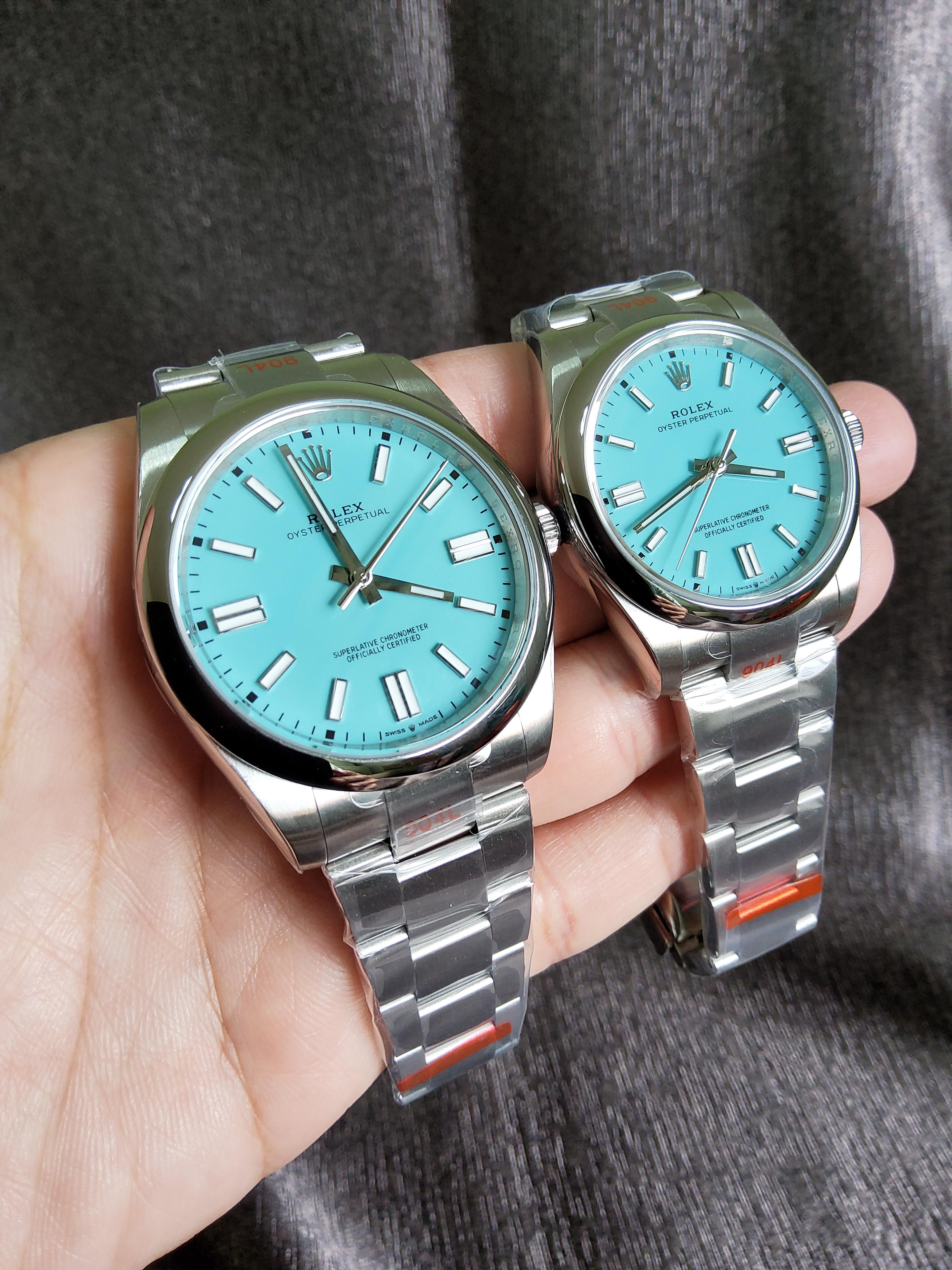 PRE-ORDER ROLEX OYSTER TURQUOISE "TIFFANY" BLUE (31,36MM.)