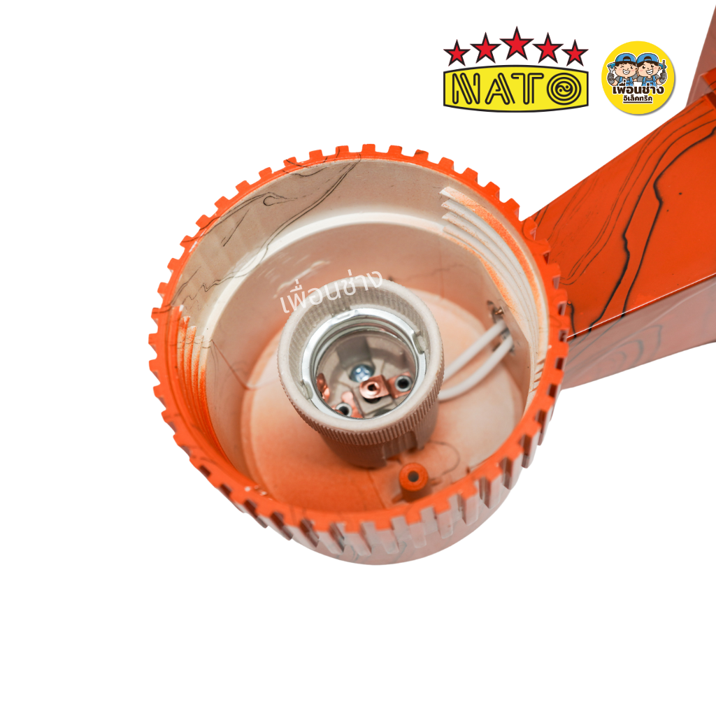 **โคมกรงนก รุ่น NT-LAN21** NATO เฉพาะโคมไฟติดผนัง กรงนก ใช้กับหลอดขั้ว E27 นาโต้