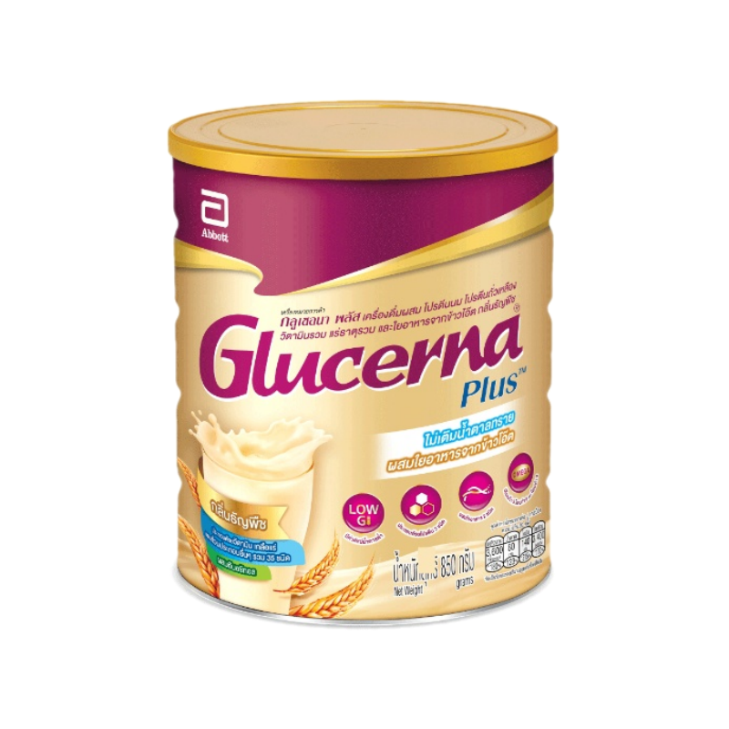 Glucerna plus กลิ่นธัญพืช 800 g.