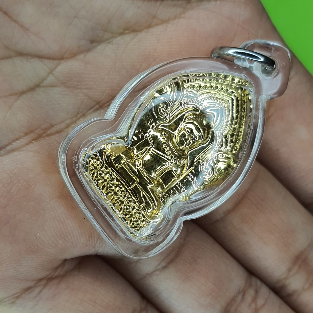 พระเครื่อง พระยอดขุนพล เนื้อทองแดง ชุบทอง เลี่ยมกรอบ รุ่น แคล้วคลาด พลิกชะตาให้เป็นดีพระเครื่องพระยอดขุนพล พระแท้ พระยอดขุนพลห้อยคอ