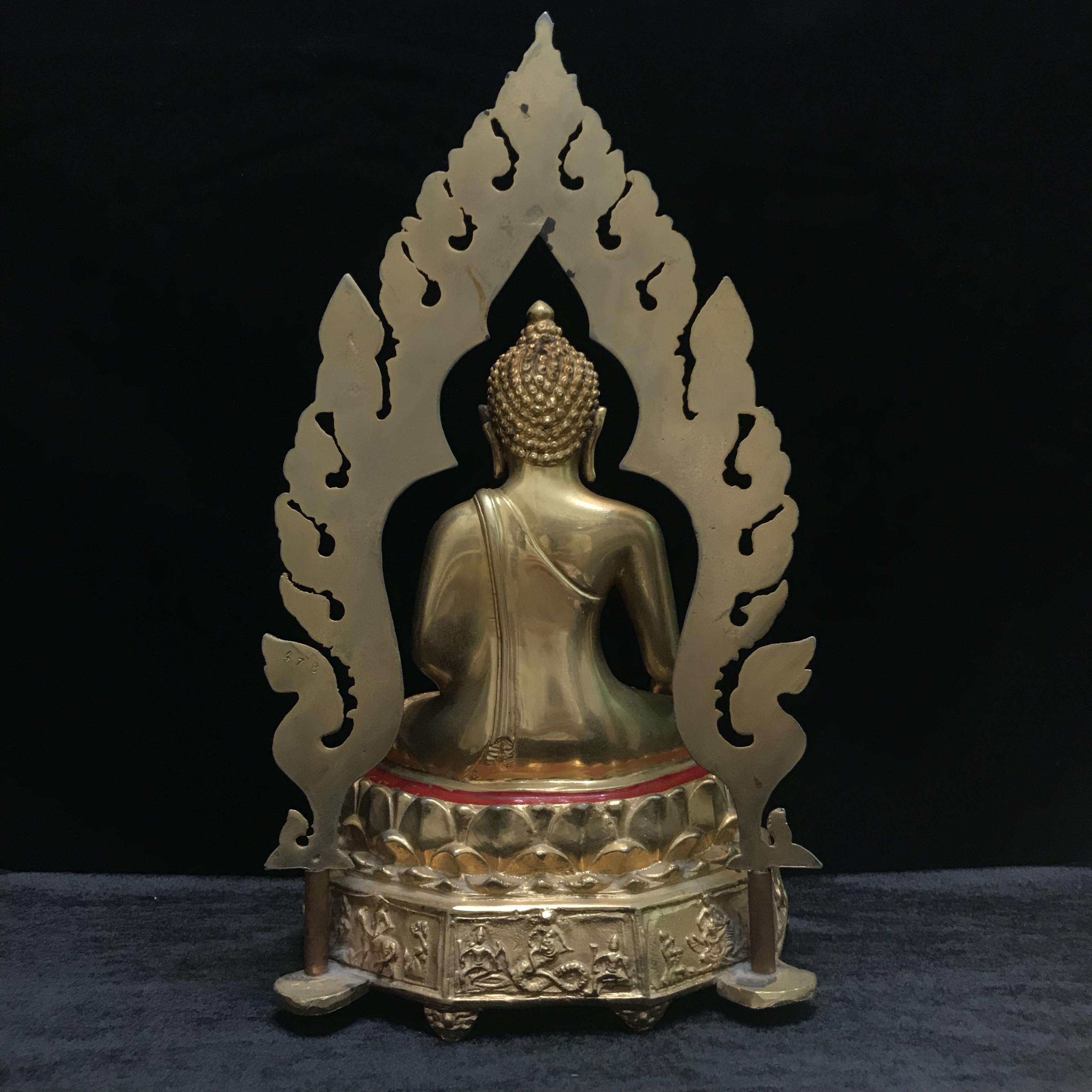 พระพุทธมงคลรัตนภูมิพัฒนมหามุนี ภปร. หน้าตัก 5นิ้ว(อาบทองคำ) วัดมงคลรัตนาราม วัดไทยในซานฟรานซิสโก สหรัฐอเมริกา ( Sanfrancisco USA.) ปี2523 (นิยมหายาก)