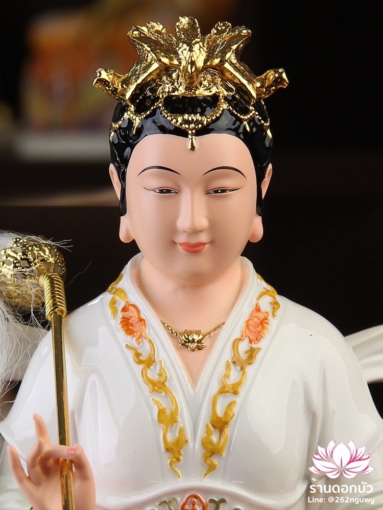 ตี่บ้อเนี่ยเนี้ย ตี่บ้อเหนียวเหนียว พระแม่ธรณีจีน ปางประทับยืน งานกระเบื้อง ขนาด 12/16/19/26 นิ้ว