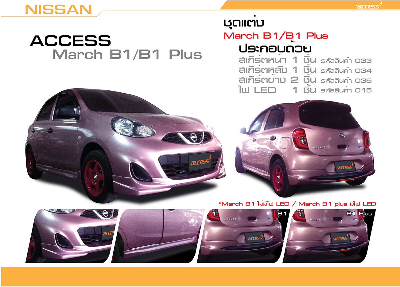 Nissan March bodykits by Amotriz