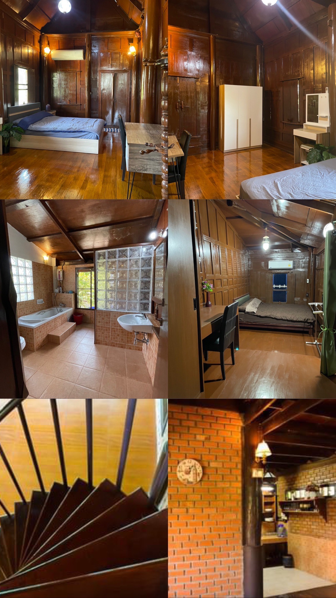 For Rent : Naiyang, 2-story Thai house, 2 Bedrooms 2 Bathrooms