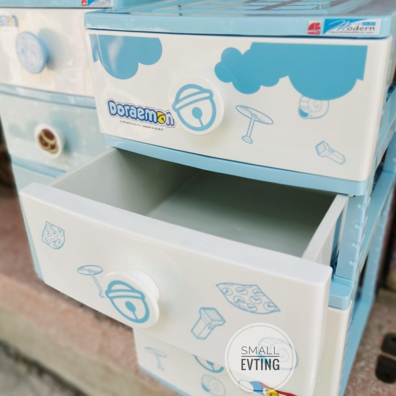 Small Evting ลิ้นชัก โดเรม่อน B42 ลิ้นชักใส่เสื้อผ้า ลิ้นชักเอนกประสงค์