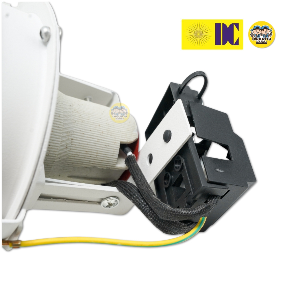 ยี่ห้อ DC โคมไฟดาวไลท์ รุ่น DL-704 สีดำ สีขาว ขนาด 4 นิ้ว โคมไฟดาวไลท์ฝังฝ้า โคมไฟ เฉพาะโคมไฟไม่มีหลอดแถมให้ โคมไฟดาวไลท์