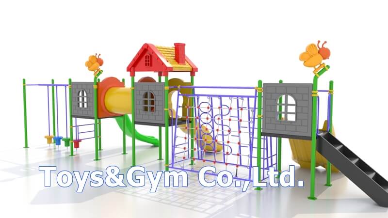 เครื่องเล่นสนามกลางแจ้ง ชุด Funny Park Adventure