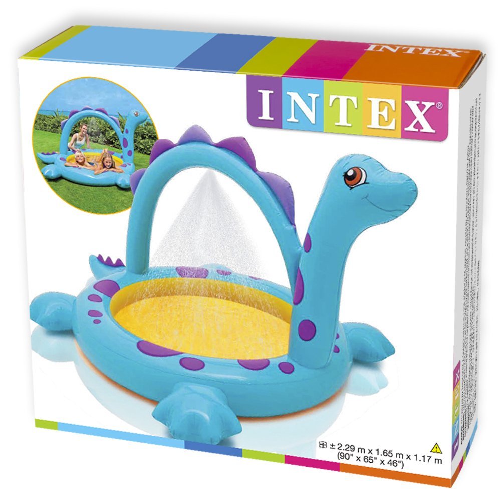 Intex Dino Spray Baby Paddling Pool สระน้ำเด็กไดโนเสาร์พ่นน้ำ 57437