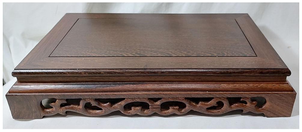 กี๋หรือฐานไม้ สี่เหลี่ยมผืนผ้า ท๊อป 21cmx35cm