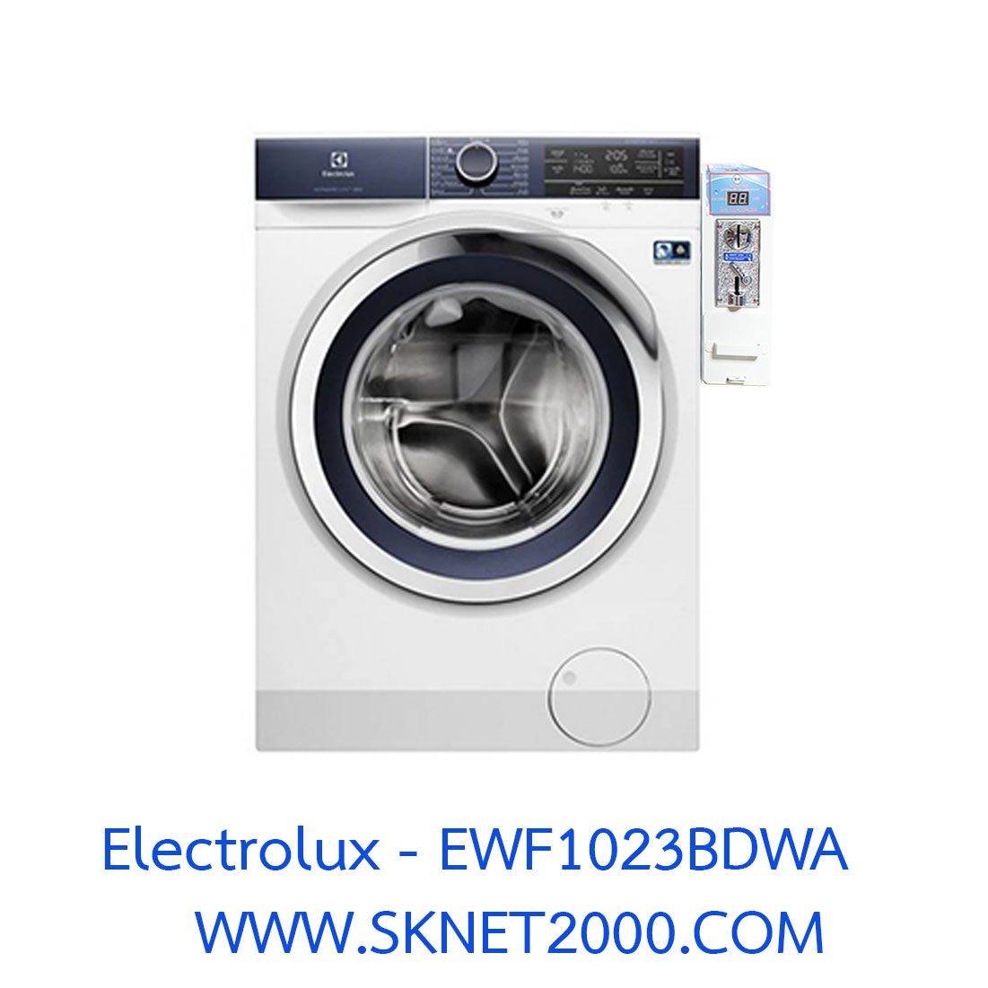 เครื่องซักผ้าฝาหน้า Electrolux UltimateCare 800 ความจุ 10 กก. พร้อมกล่องหยอดเหรียญ