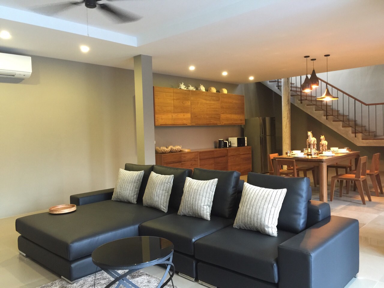 For Rent : Chalong, Private Pool Villa, Modren Style, 4 Bedrooms, Mountain view.