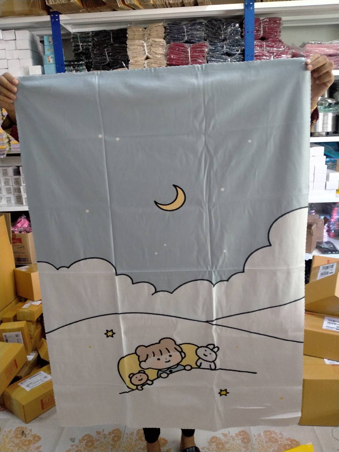 ผ้าม่านลายการ์ตูน