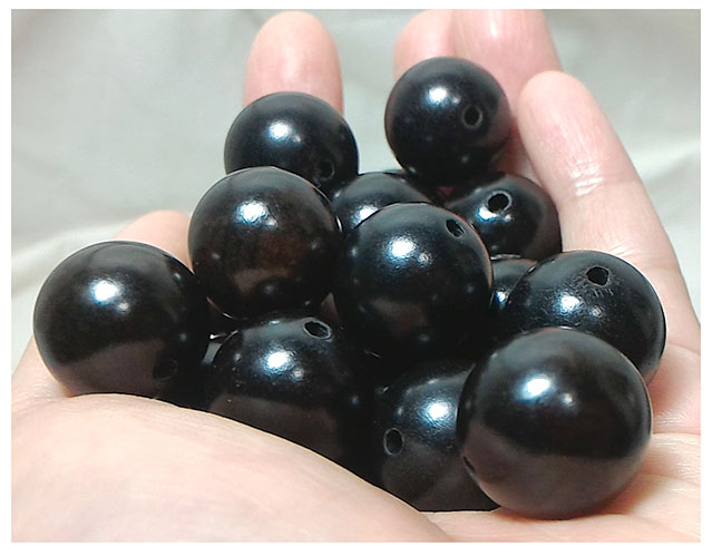 เม็ดประคำไม้มะเกลือแอฟริกัน 52เม็ด