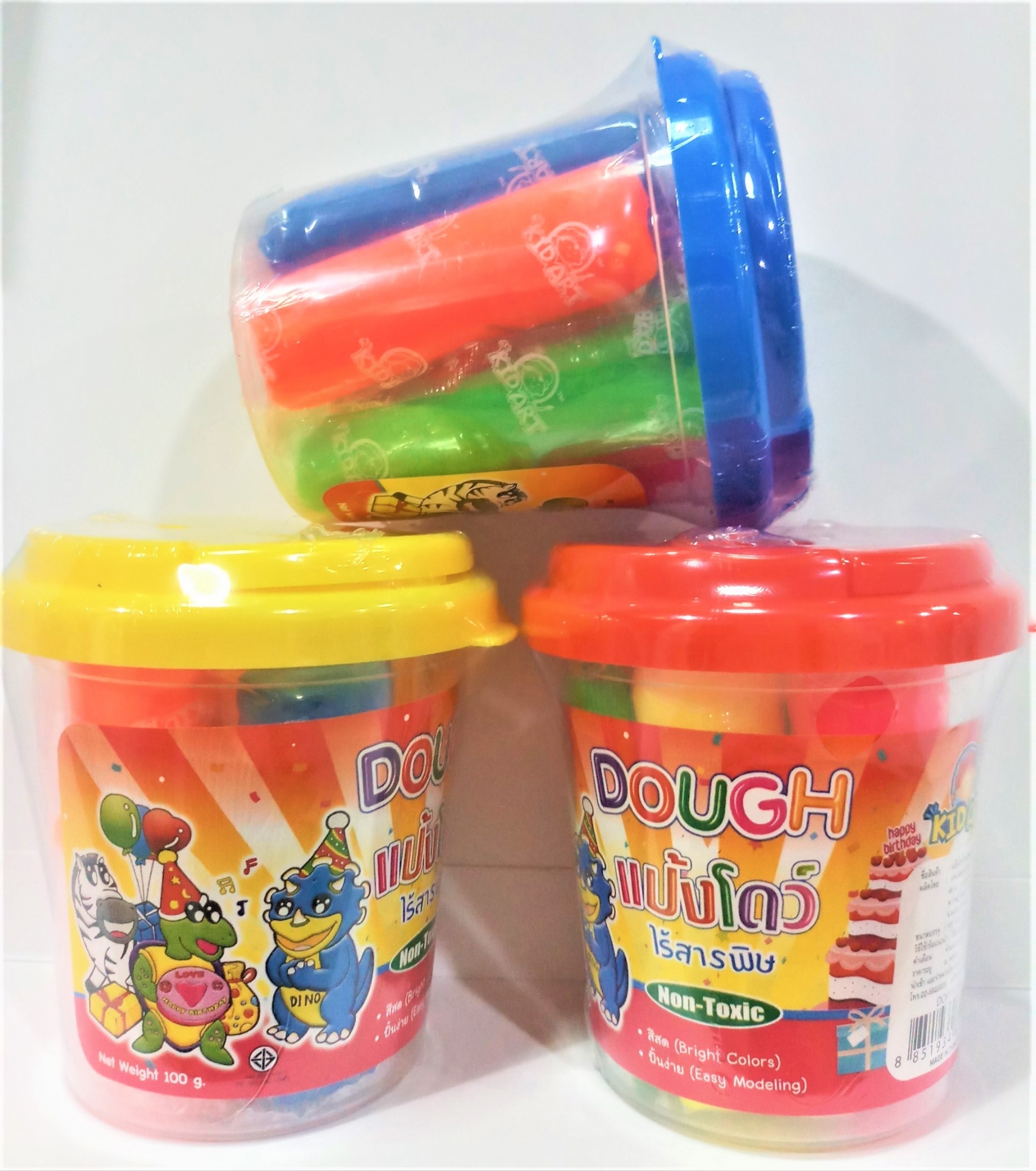 ชุดแป้งโดว์ 100 กรัม 5สี + แม่พิมพ์