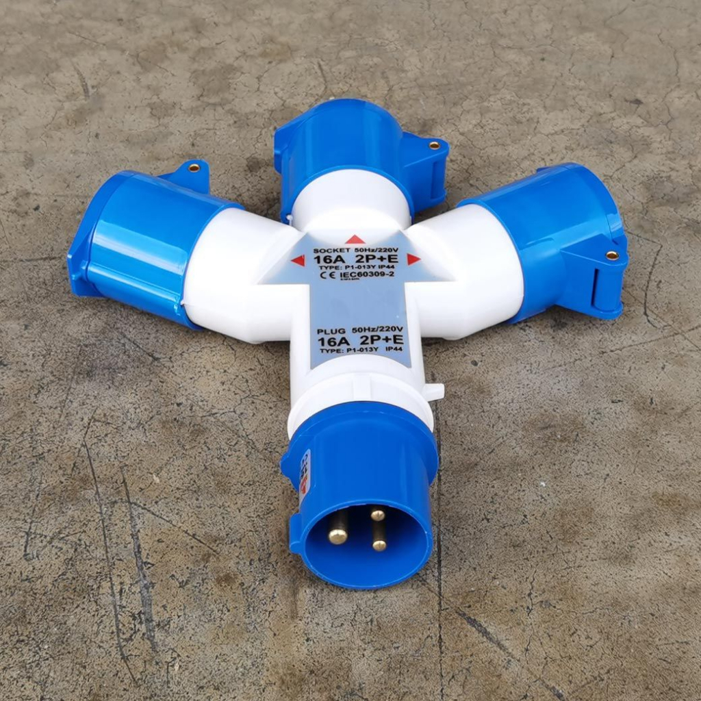 SUMO พาวเวอร์ปลั๊ก 3ทาง 2ทาง 16A/32A 2P+E กันน้ำ IP44 ซูโม่ power plug ปลั๊กพาวเวอร์
